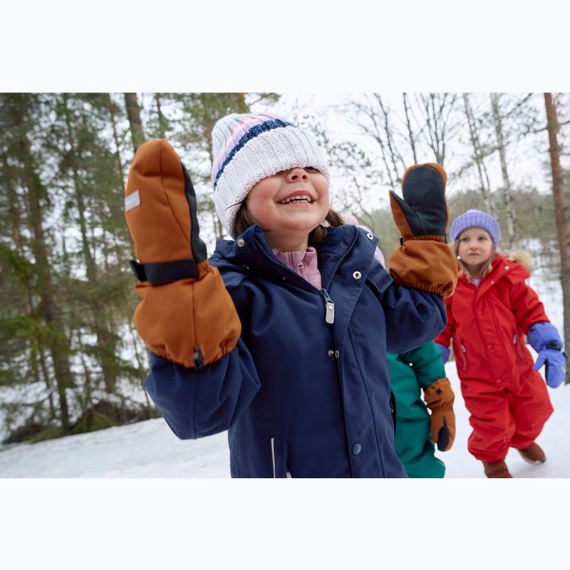 Detské lyžiarske rukavice  Reima Ote Mittens cinnamon brown 9