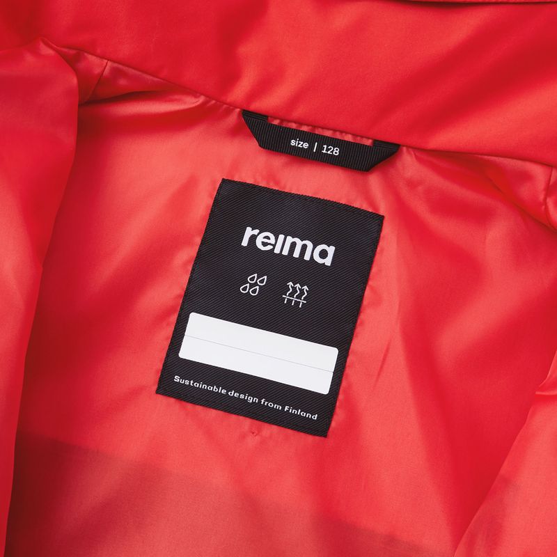 Detská bunda do dažďa Reima Hailuoto červená 5100183A-3880 7