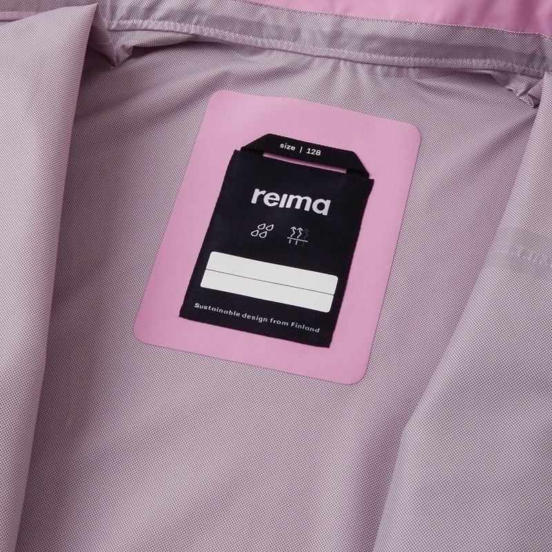 Reima Kuhmo detská bunda do dažďa ružová 5100164A-4240 7