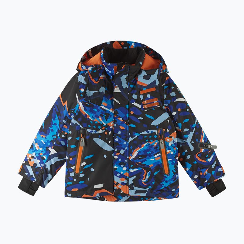 Detská lyžiarska bunda Reima Kairala black/blue 2