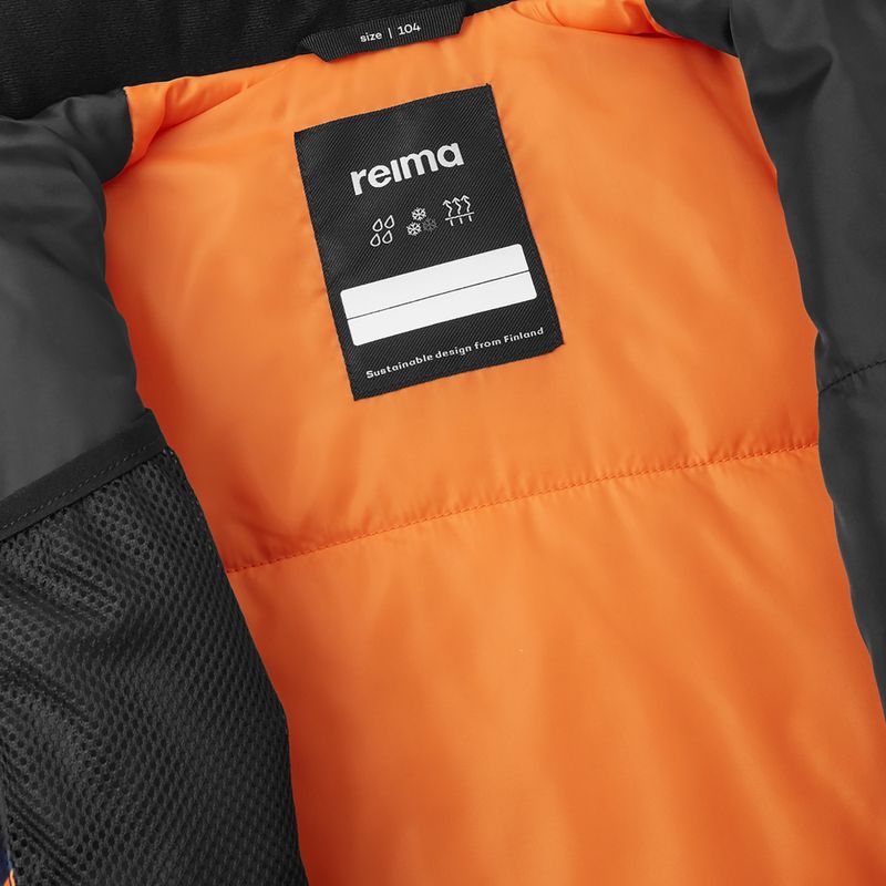 Detská lyžiarska bunda Reima Kairala black/blue 7