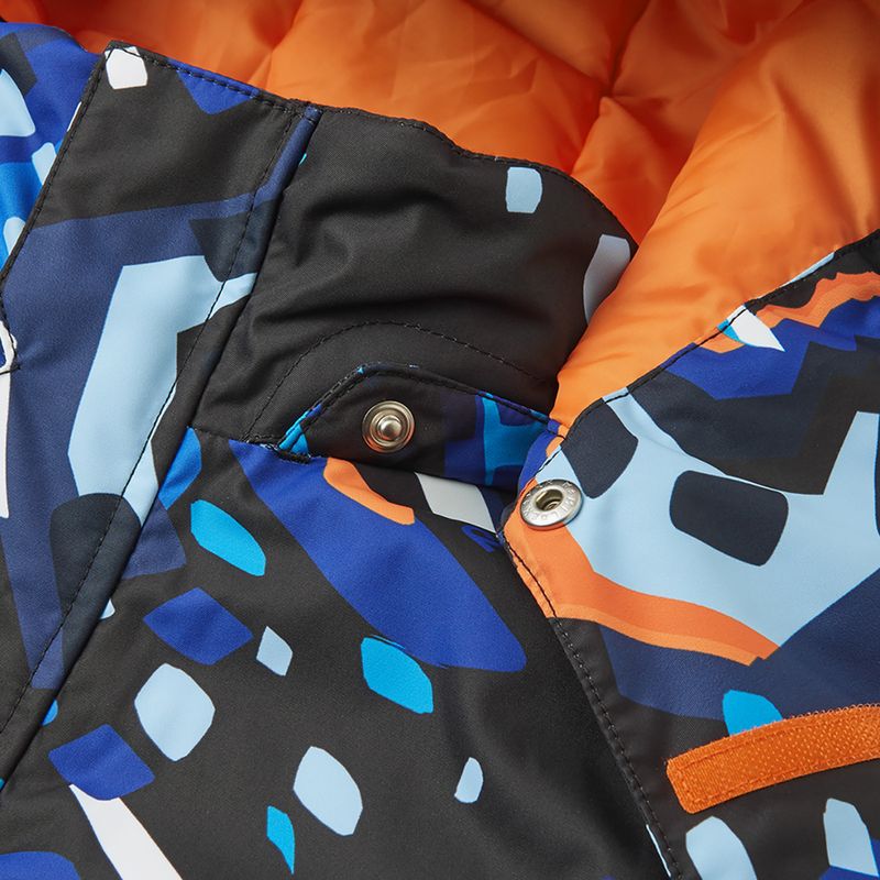 Detská lyžiarska bunda Reima Kairala black/blue 9