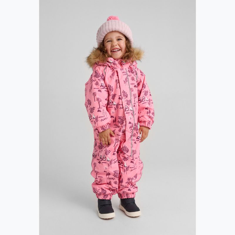 Detská lyžiarska kombinéza Reima Lappi sunset pink 12