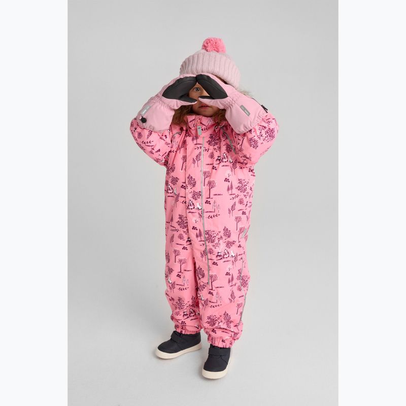 Detská lyžiarska kombinéza Reima Lappi sunset pink 13