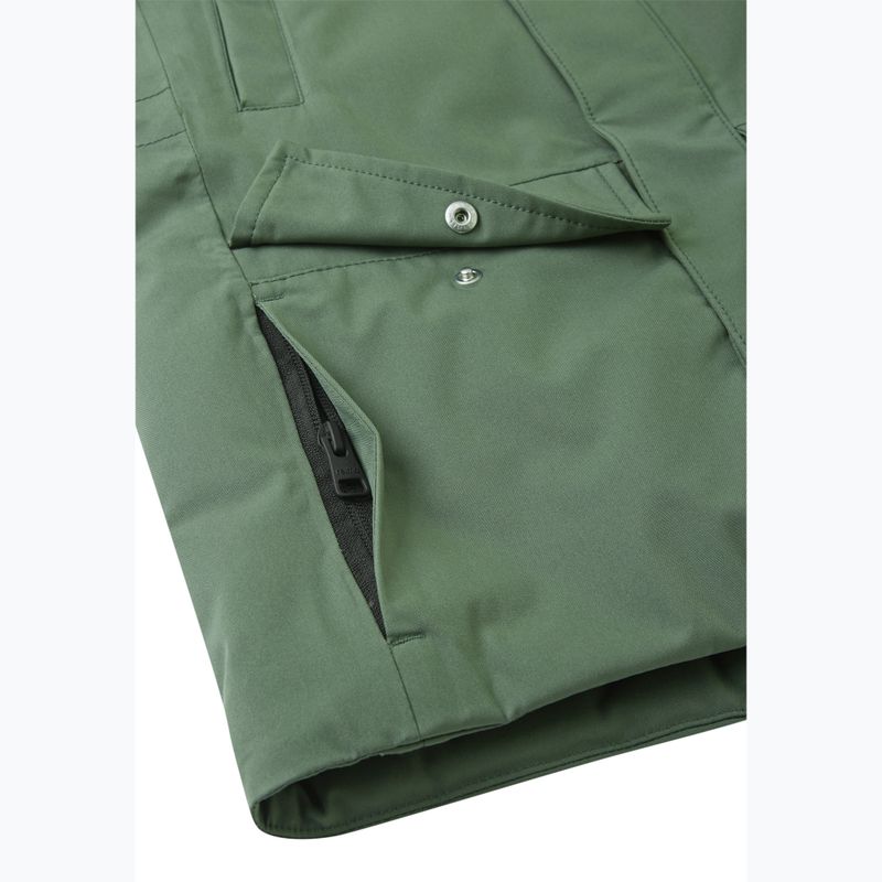 Zimná detská bunda Reima Serkkula tymiánová zelená 8