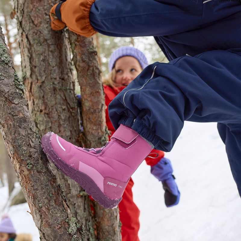 Detské snehule Reima Talvella Kids red violet 9
