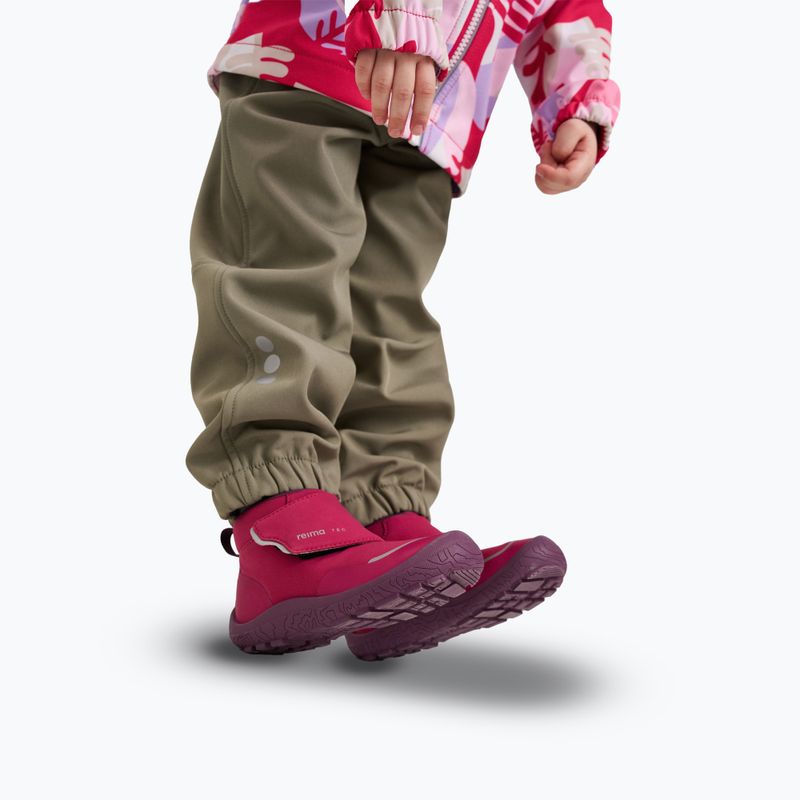 Detské barefoot topánky Reima Hyppii cool burgundy 11