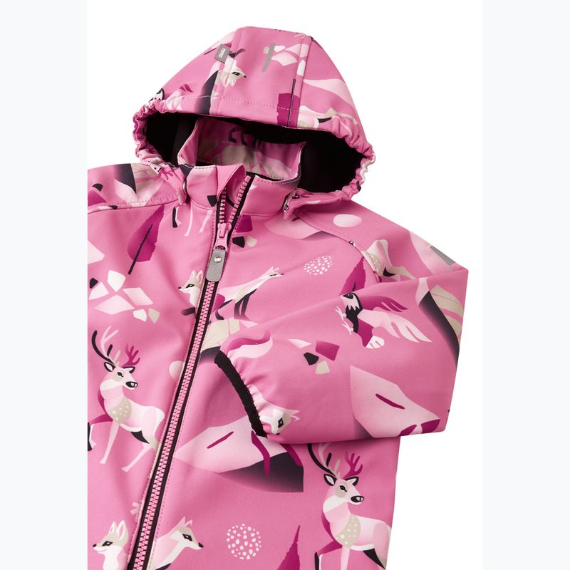 Detská softshellová kombinéza Reima Mjosa soft coral 4