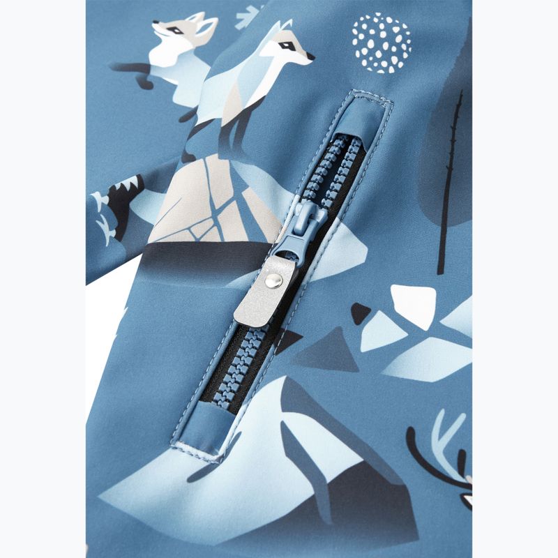 Detská softshellová kombinéza Reima Mjosa blue ocean 7