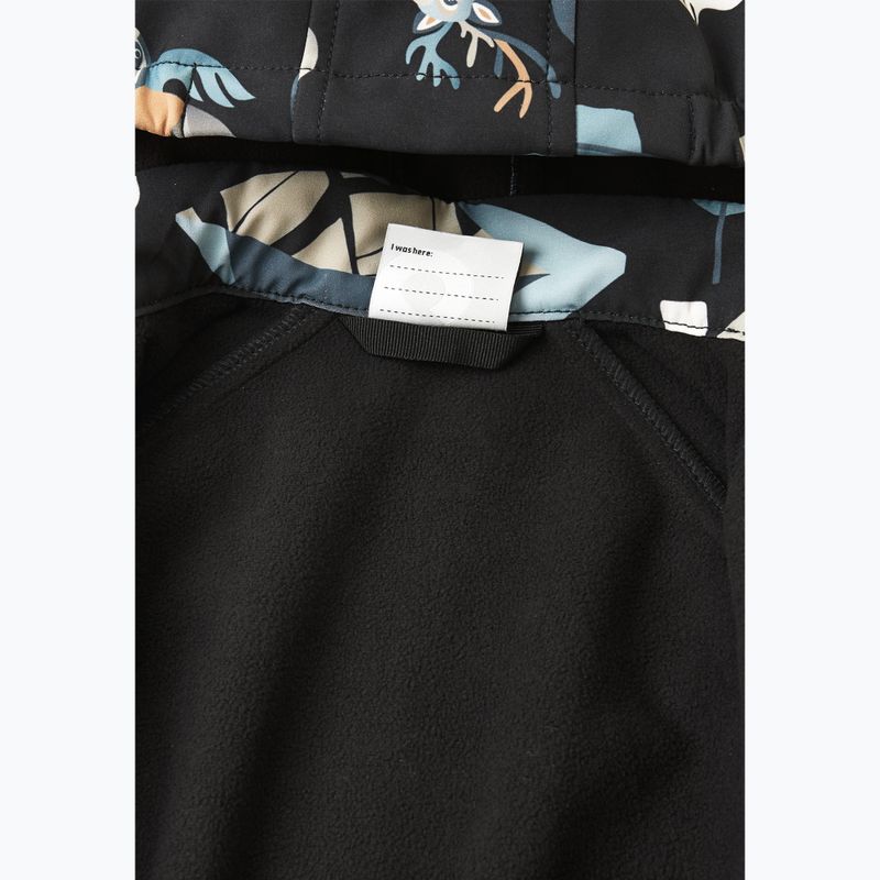 Detská softshellová kombinéza Reima Mjosa black 4