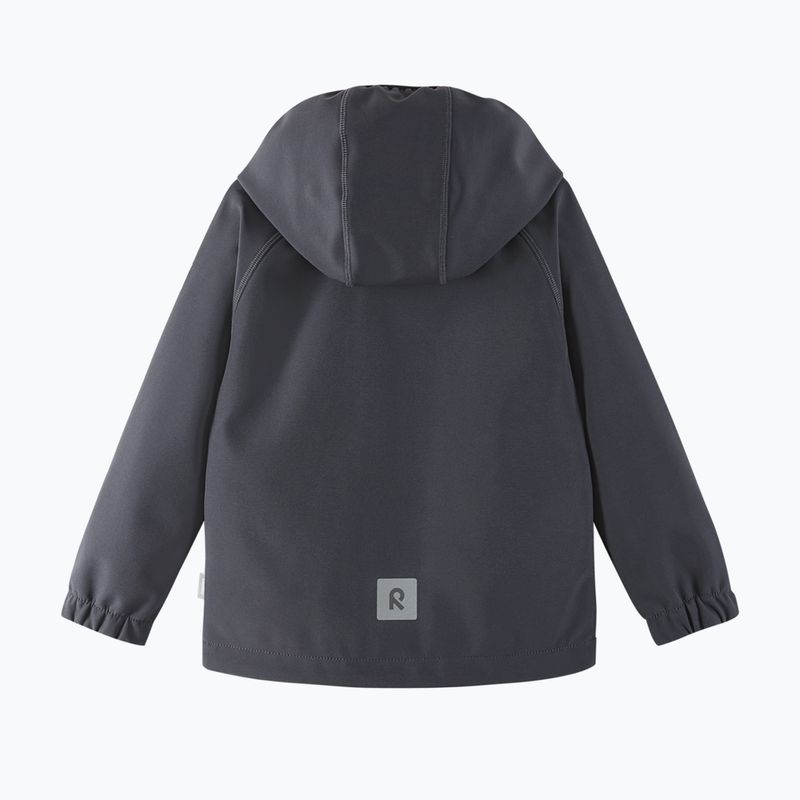 Detská softshellová bunda Reima Vantti soft black 2