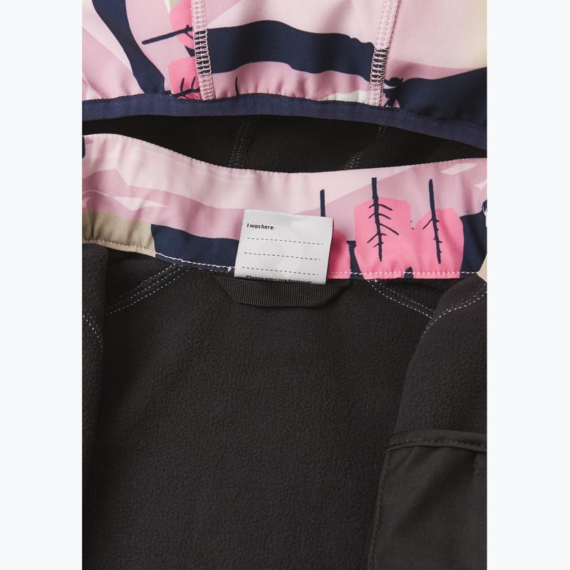 Detská softshellová bunda Reima Vantti grey pink 6