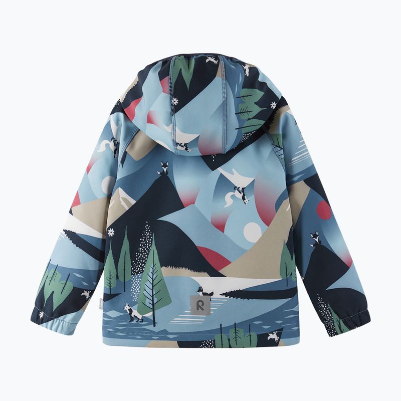 Detská softshellová bunda Reima Vantti blue ocean 3
