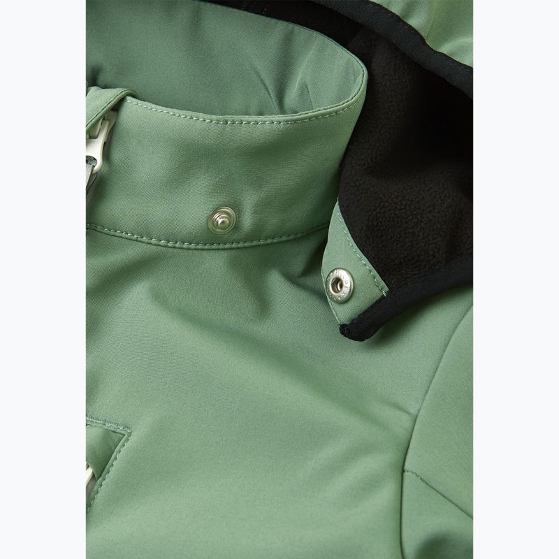 Detská softshellová kombinéza Reima Nurmes deeper green clay 7