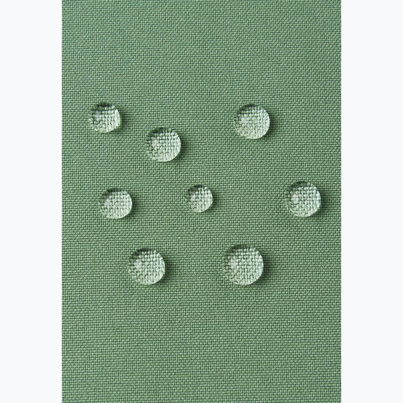 Detská hybridná bunda Reima Vaeltava green clay 10