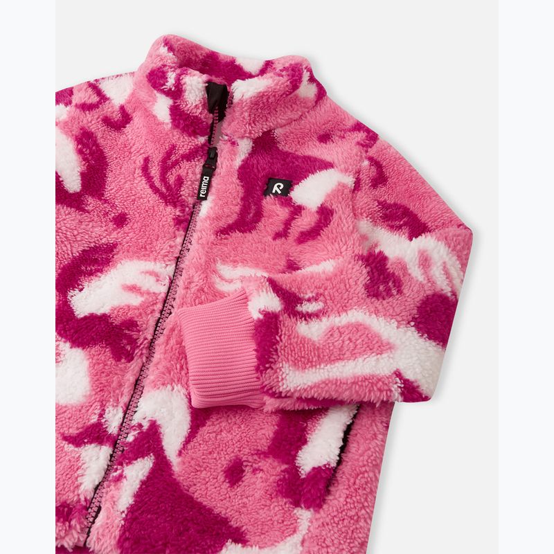 Detská fleecová mikina Reima Turkkinen soft coral 3