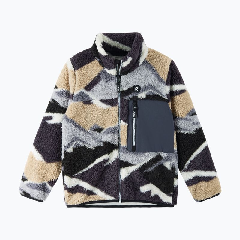 Detská fleecová mikina Reima Turilas soft black 2