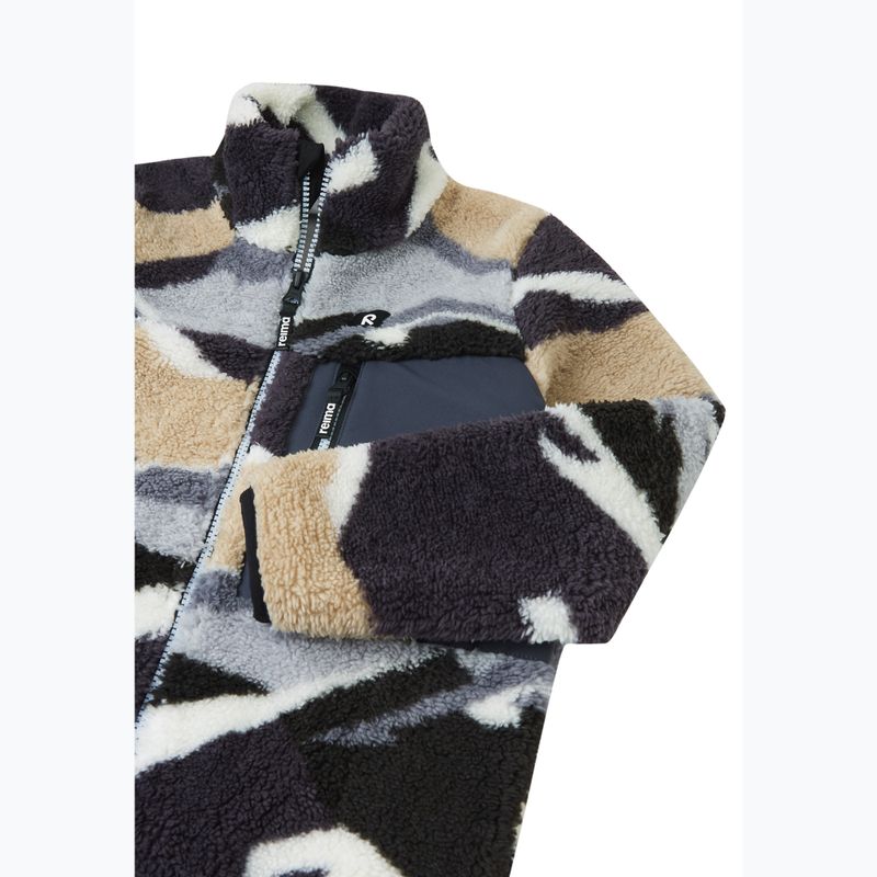 Detská fleecová mikina Reima Turilas soft black 3