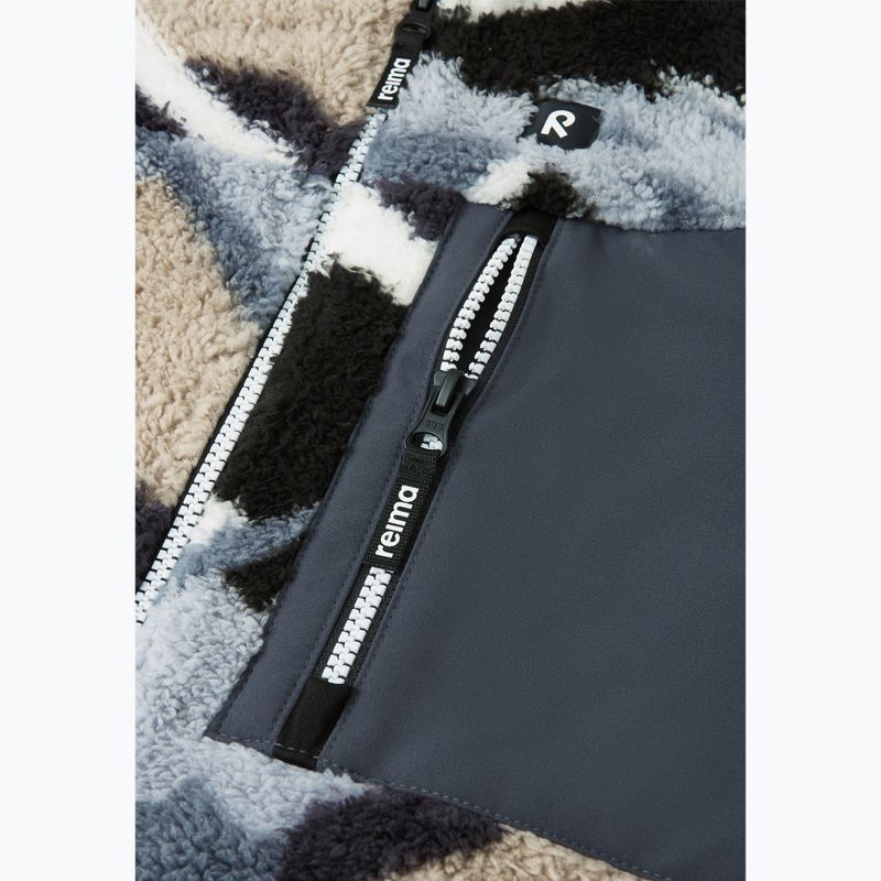 Detská fleecová mikina Reima Turilas soft black 5