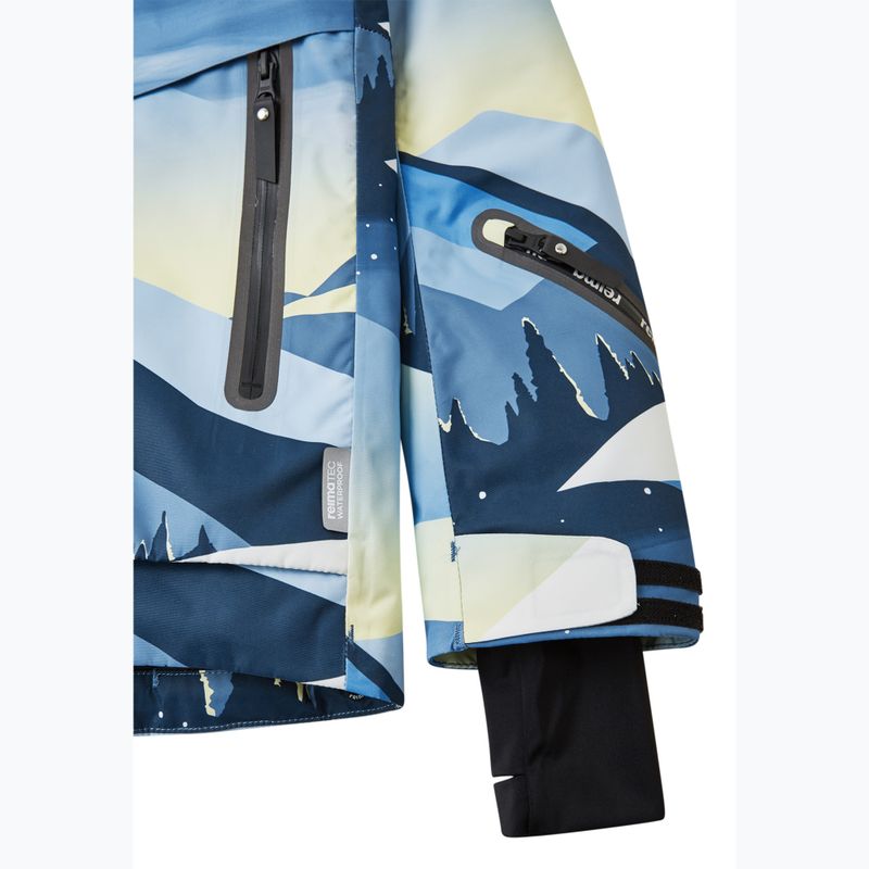 Detská lyžiarska bunda Reima Tirro blue ocean 10