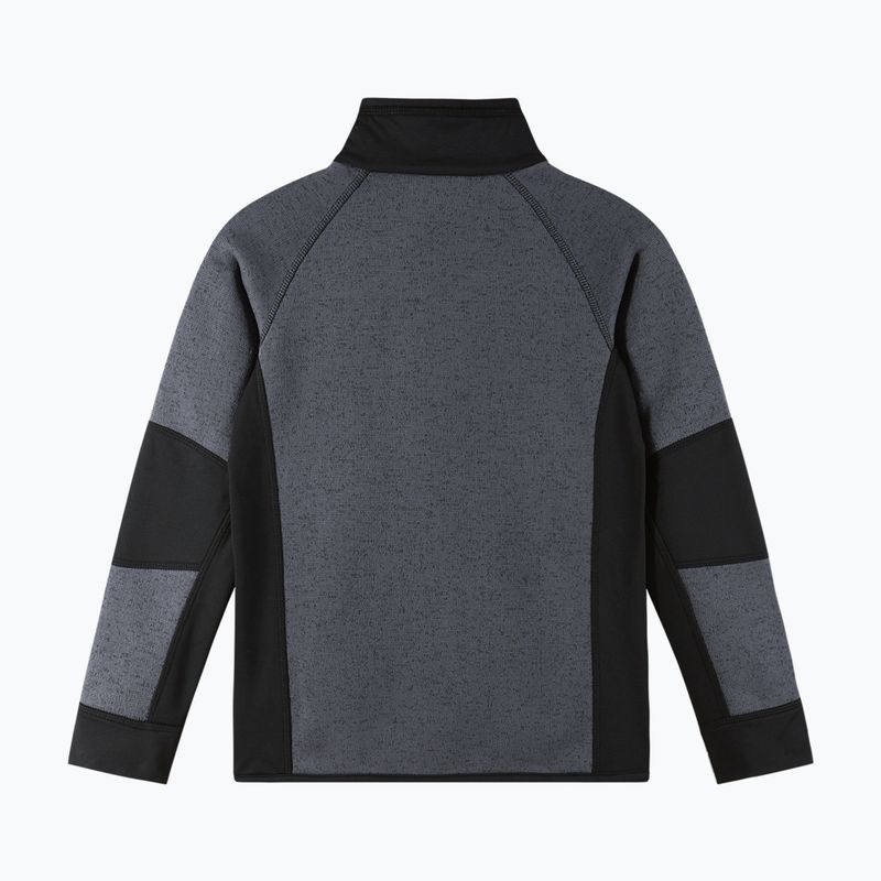 Detská fleecová mikina Reima Liukuen soft black 2