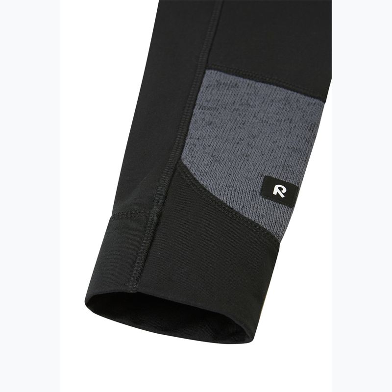 Detská fleecová mikina Reima Liukuen soft black 4