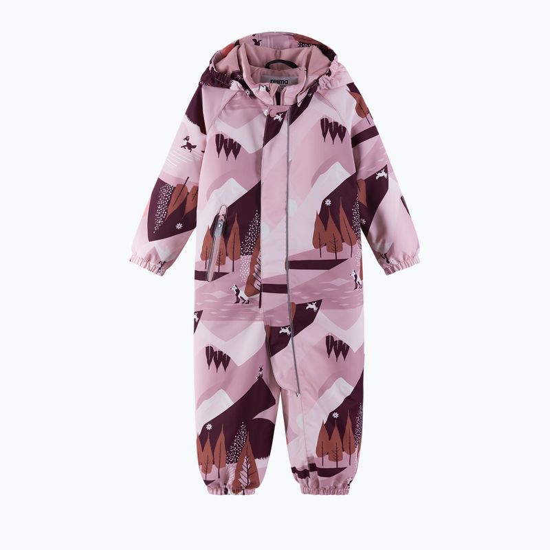 Detská kombinéza  Reima Puhuri grey pink 2