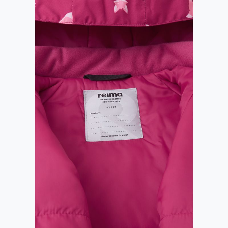Detská zateplená bunda Reima Parkkila rosy berry 7