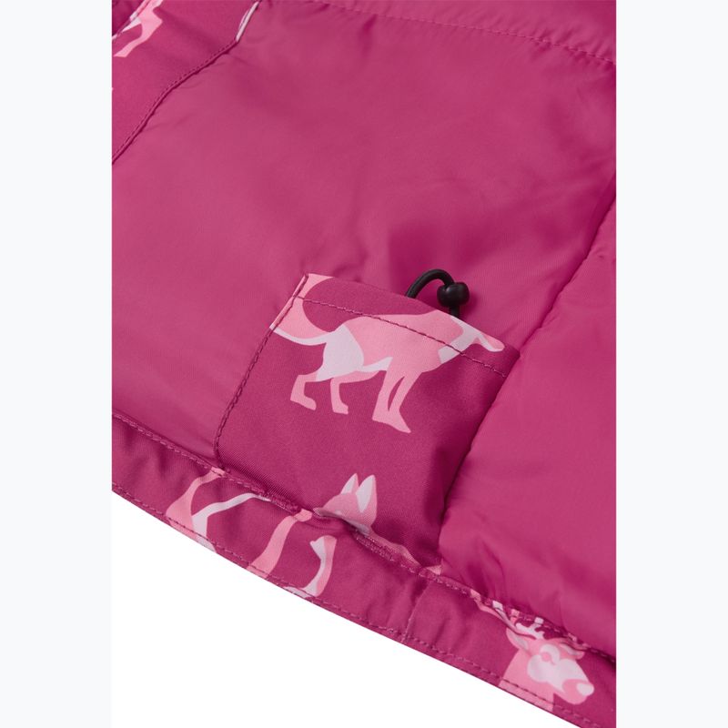 Detská zateplená bunda Reima Parkkila rosy berry 11