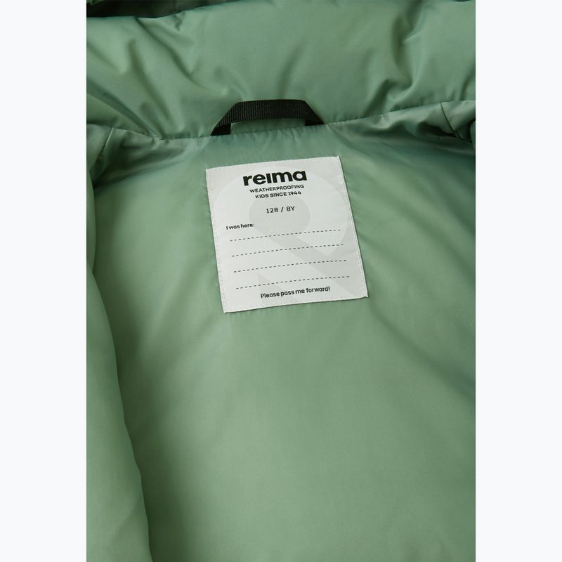 Detská páperová bunda Reima Paimio green clay 6