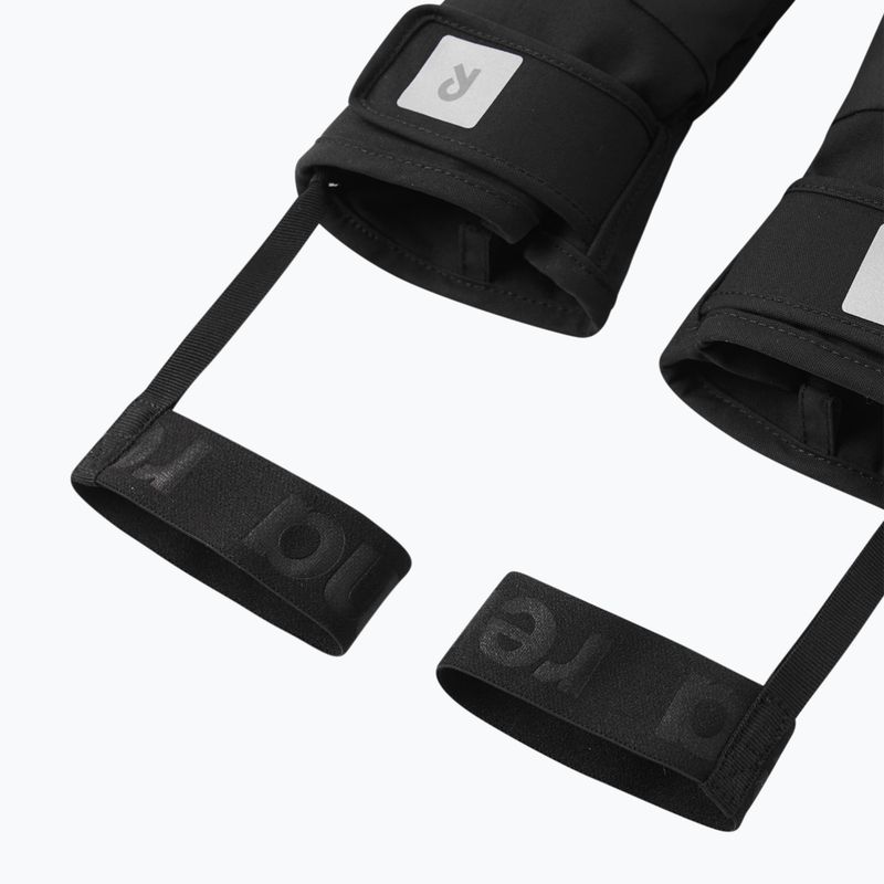 Detské lyžiarske rukavice Reima Hanskas black 3