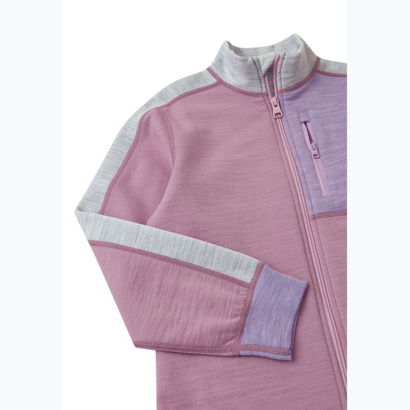 Detská fleecová mikina Reima Merin grey pink 3