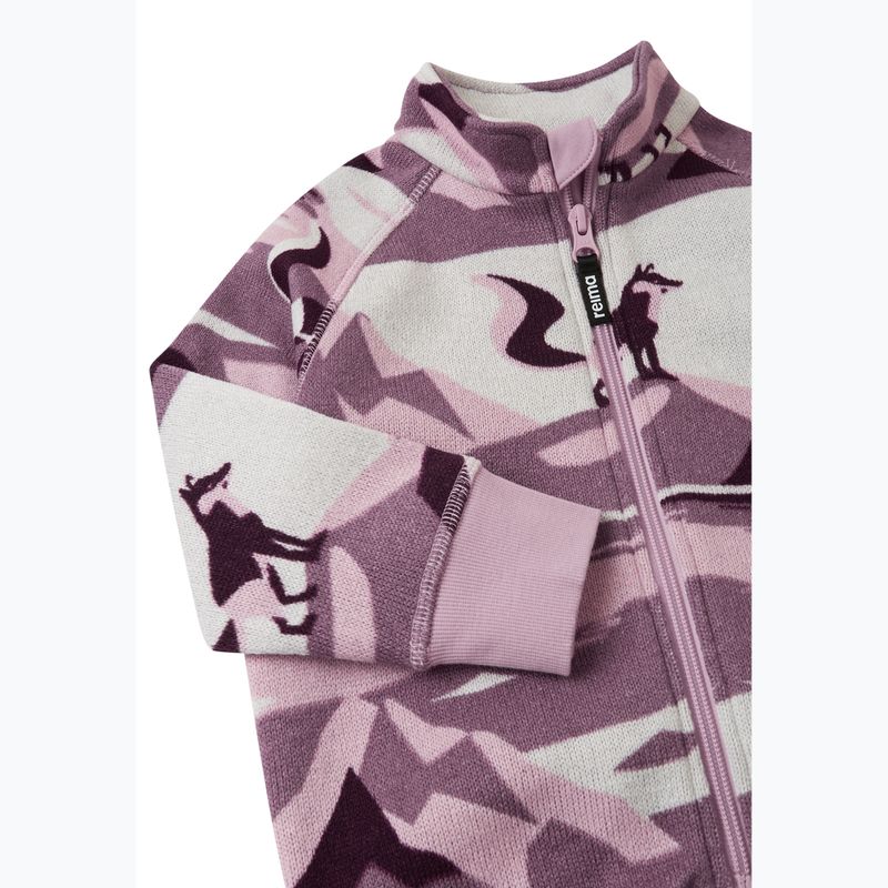 Detská mikina Reima Ornament deep purple 3