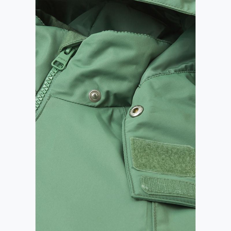 Detská zimná bunda Reima Raisio green clay 5