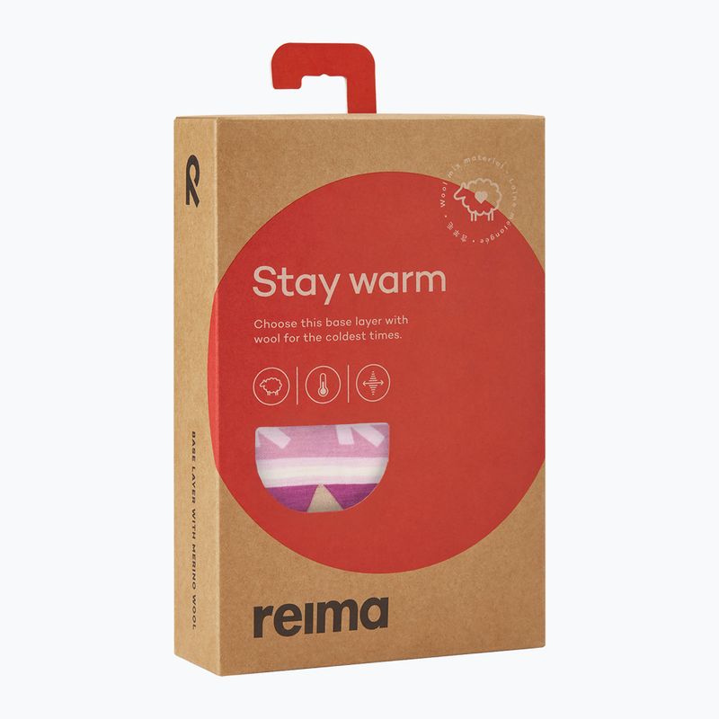 Detský komplet termoprádla Reima Taitoa grey pink 9