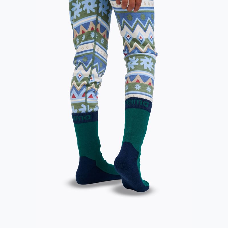 Detská súprava termálneho prádla Reima Taitoa green clay 11