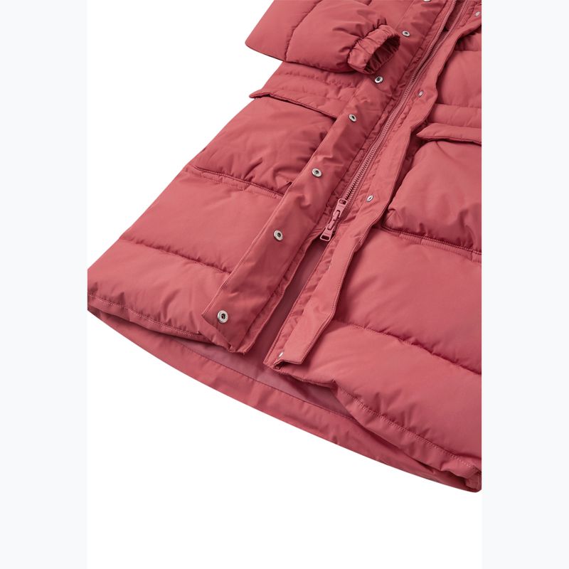 Zimná detská bunda Reima Kumpula červená hliny 9