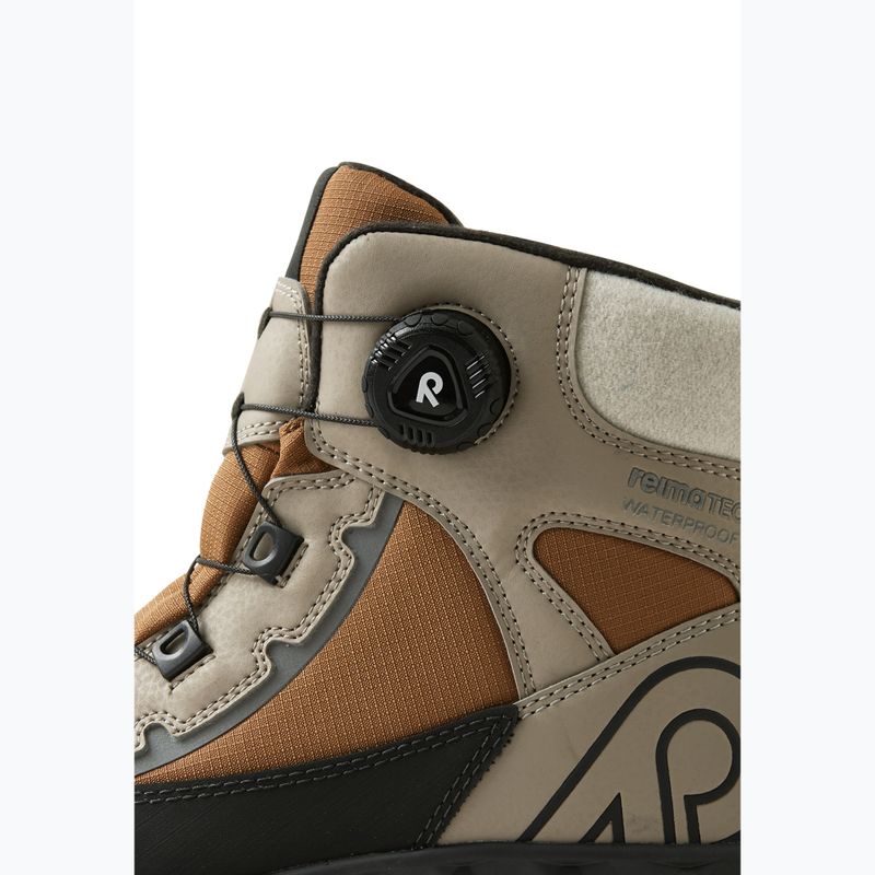 Detské snehule Reima Hallava Quicklock earthy beige 7