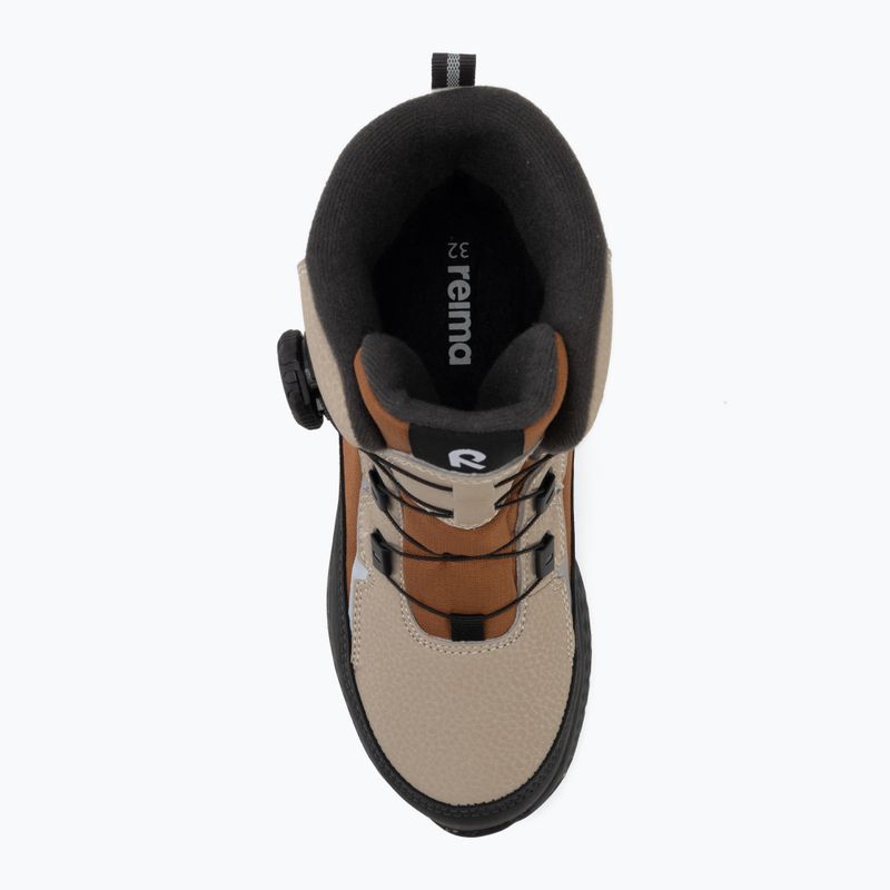 Detské snehule Reima Hallava Quicklock earthy beige 5