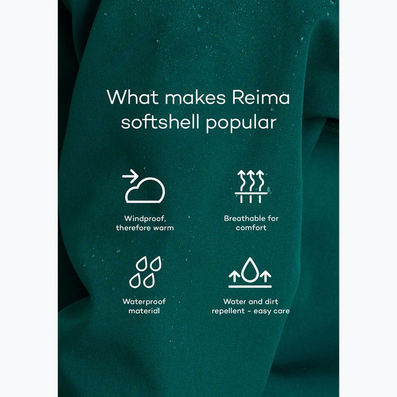 Detská softshellová kombinéza Reima Mjosa fresh blue 7