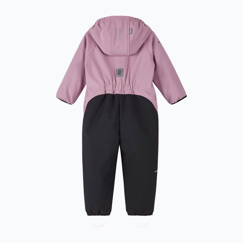 Detská softshellová kombinéza  Reima Mjosa grey pink 2