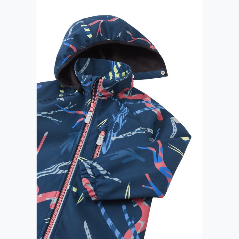 Detská softshellová bunda Reima Vantti navy 4