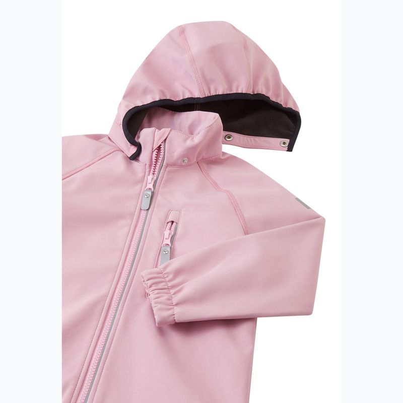 Detská softshellová bunda Reima Vantti 5100009C-4500 grey pink 3