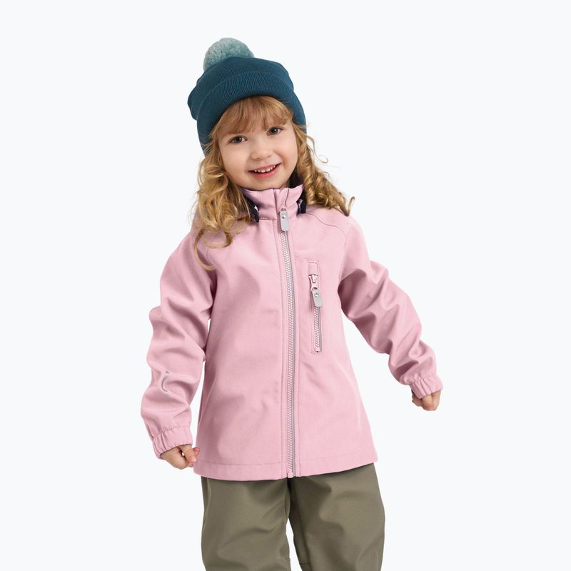 Detská softshellová bunda Reima Vantti 5100009C-4500 grey pink 6