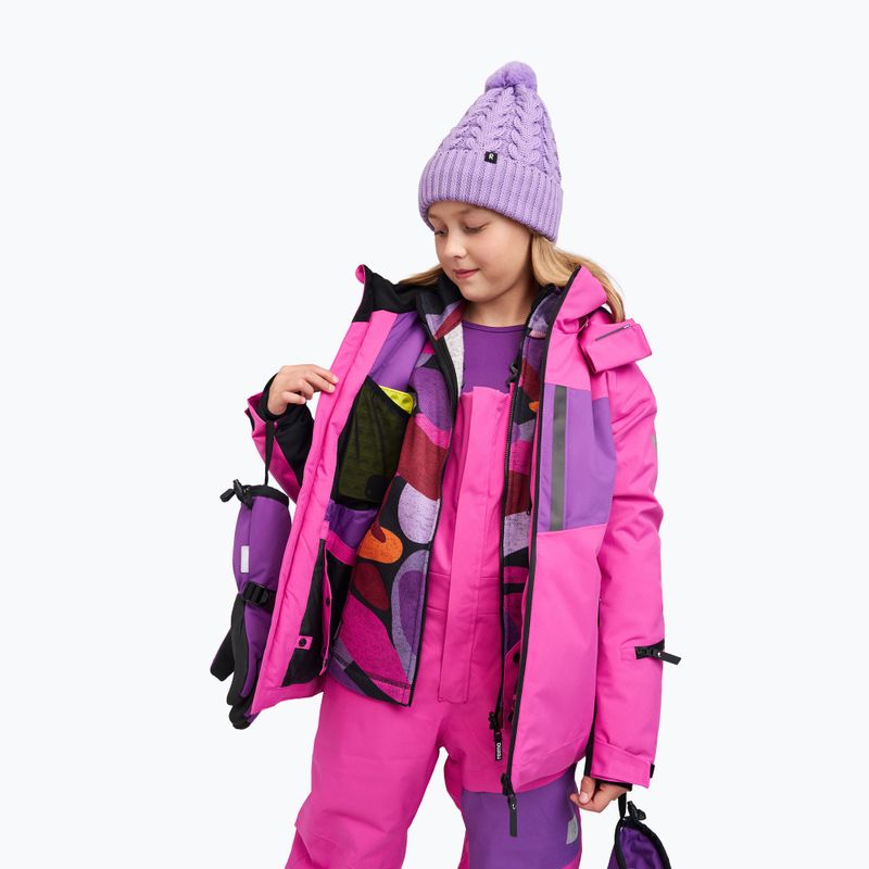 Detská fleecová mikina Reima Niksini fucshia 7