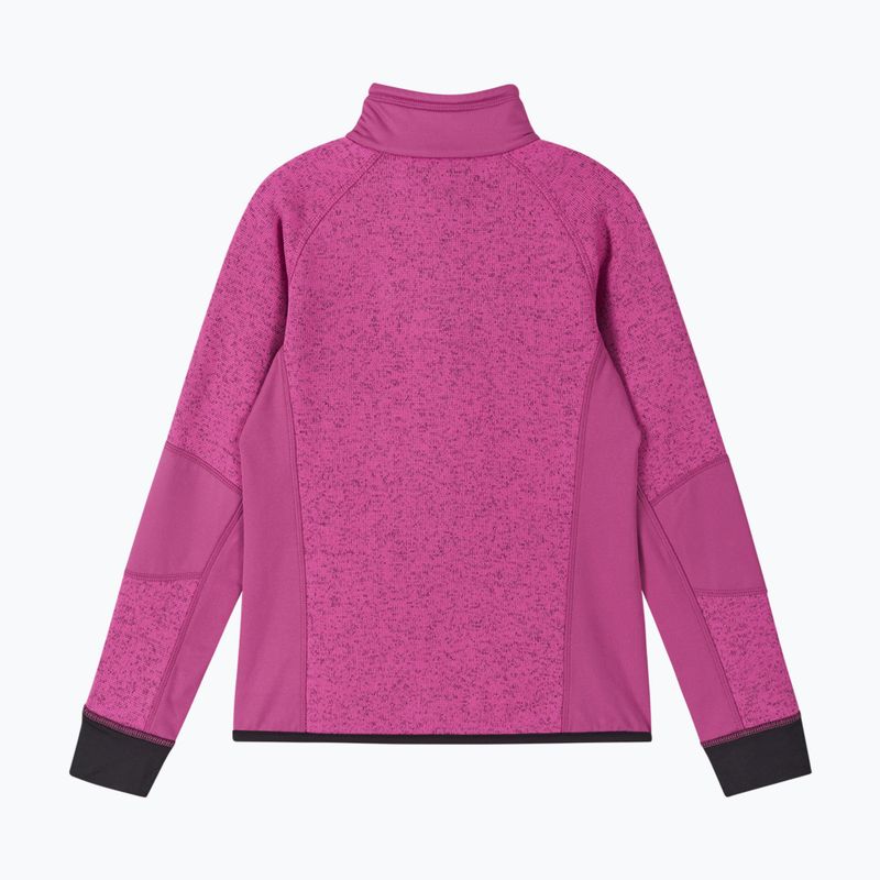 Detská fleecová mikina Reima Laskien fucshia 2