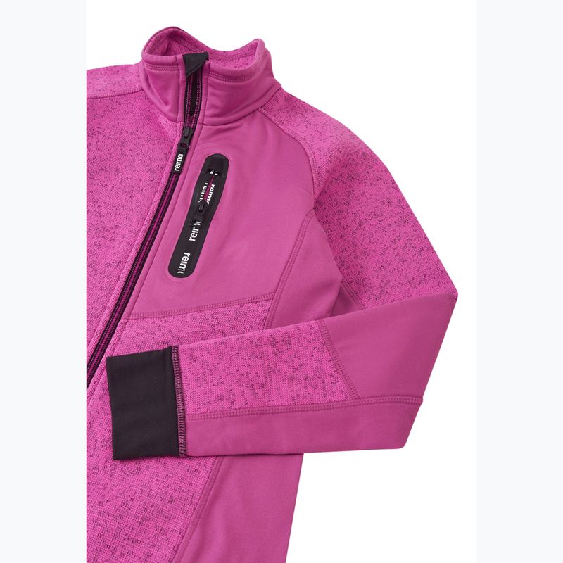Detská fleecová mikina Reima Laskien fucshia 3