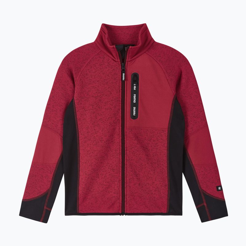 Detská fleecová mikina Reima Liukuen cranberry