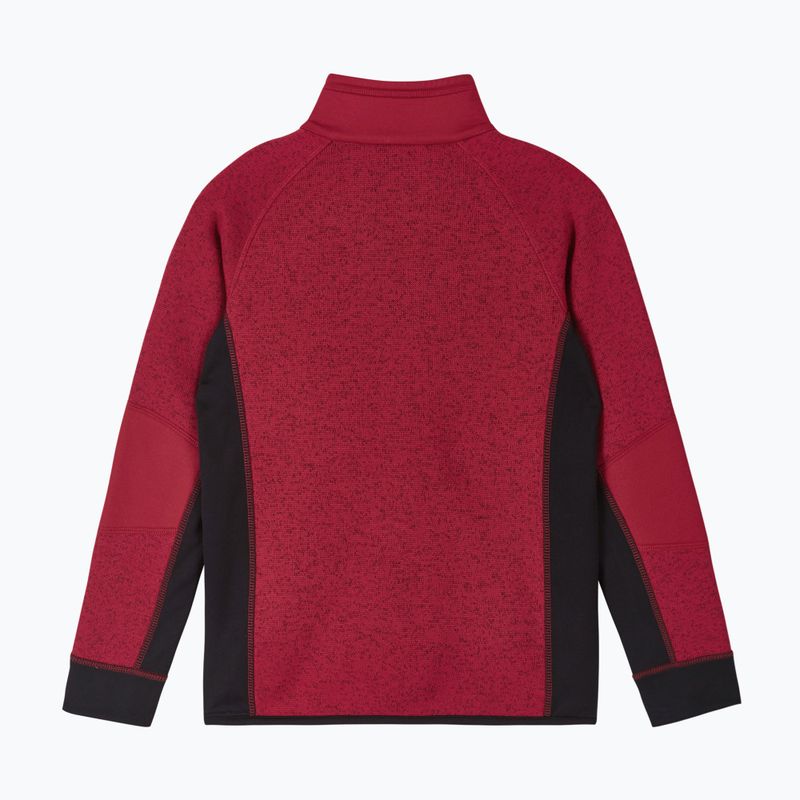 Detská fleecová mikina Reima Liukuen cranberry 2