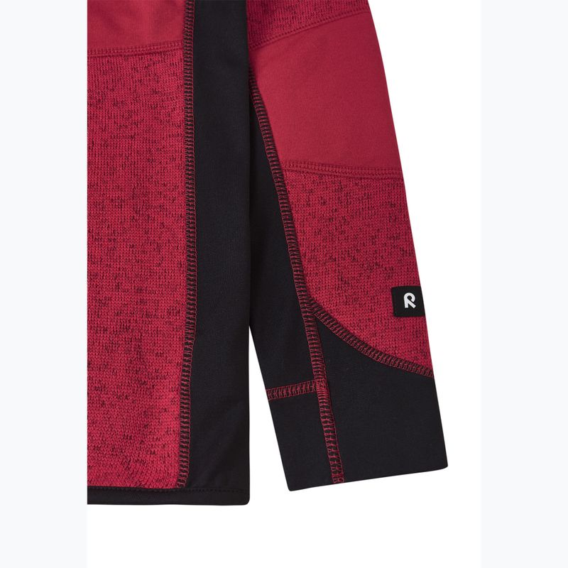 Detská fleecová mikina Reima Liukuen cranberry 4